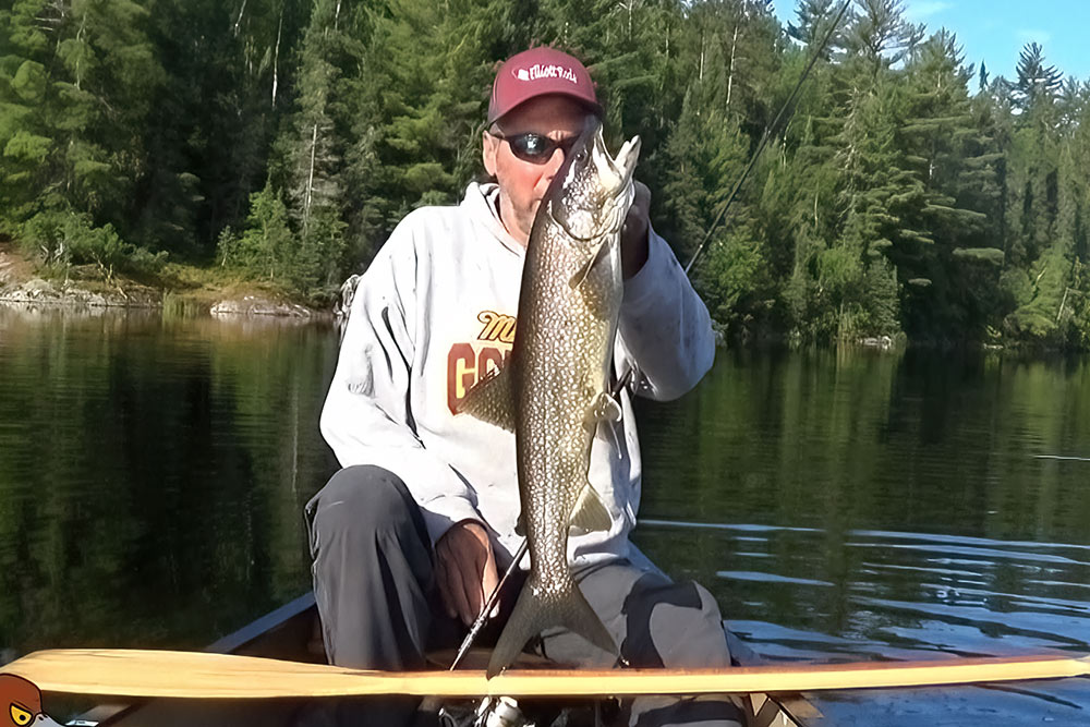 Canoe Country Lake Trout in June  with Video