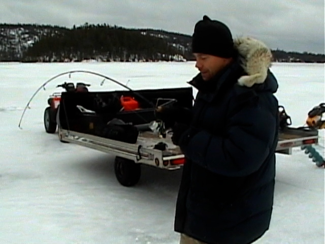 Icing a 15 Pound Lake Trout